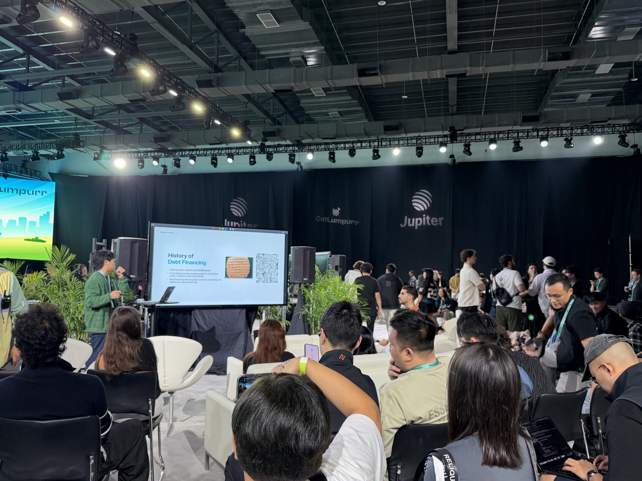 Audience at an ecosystem event
